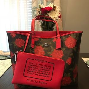 Coach reversible bag